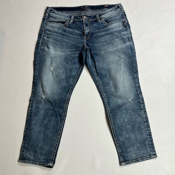 Silver Jeans Dark Wash Boyfriend Jeans - Picture 1 of 5